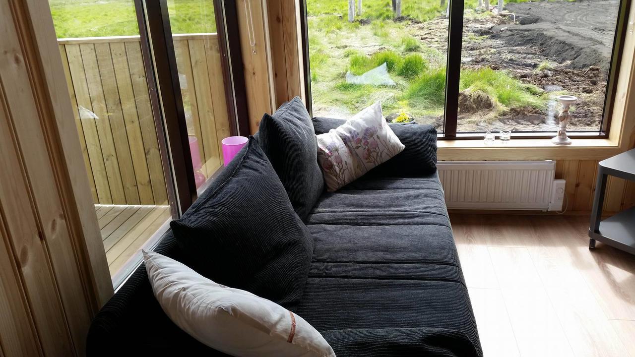 Hekla Cabin 3 Volcano And Glacier View Hella Ngoại thất bức ảnh