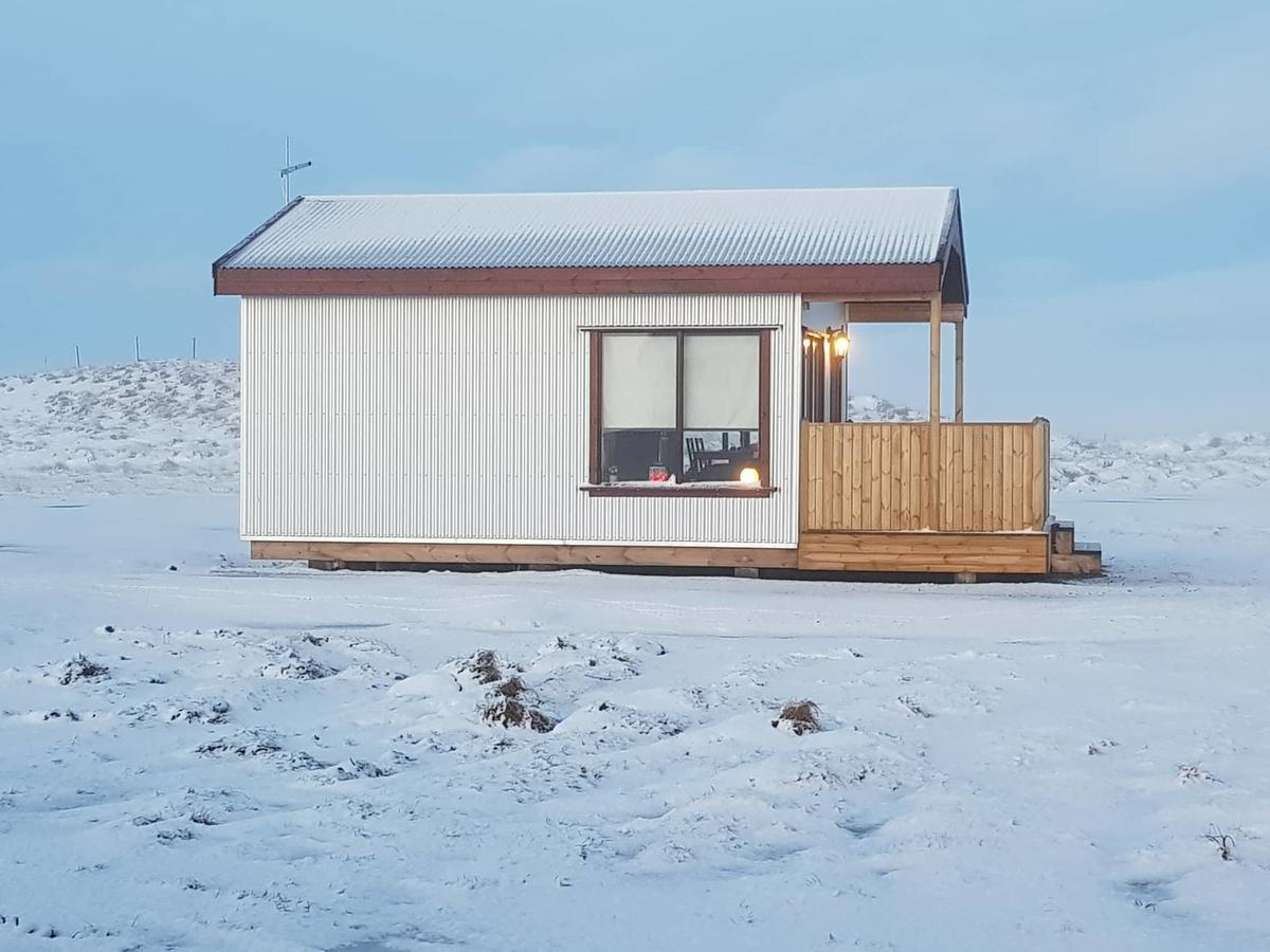 Hekla Cabin 3 Volcano And Glacier View Hella Ngoại thất bức ảnh