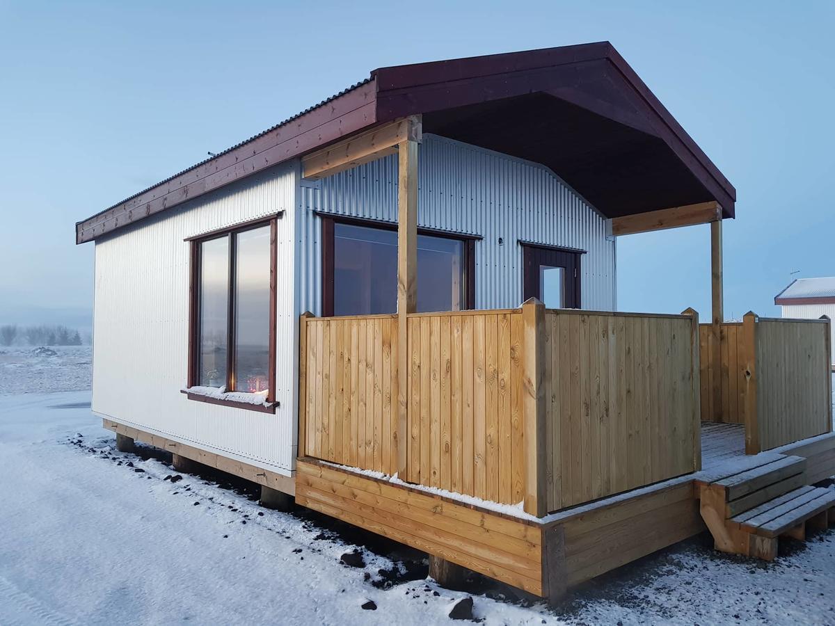 Hekla Cabin 3 Volcano And Glacier View Hella Ngoại thất bức ảnh