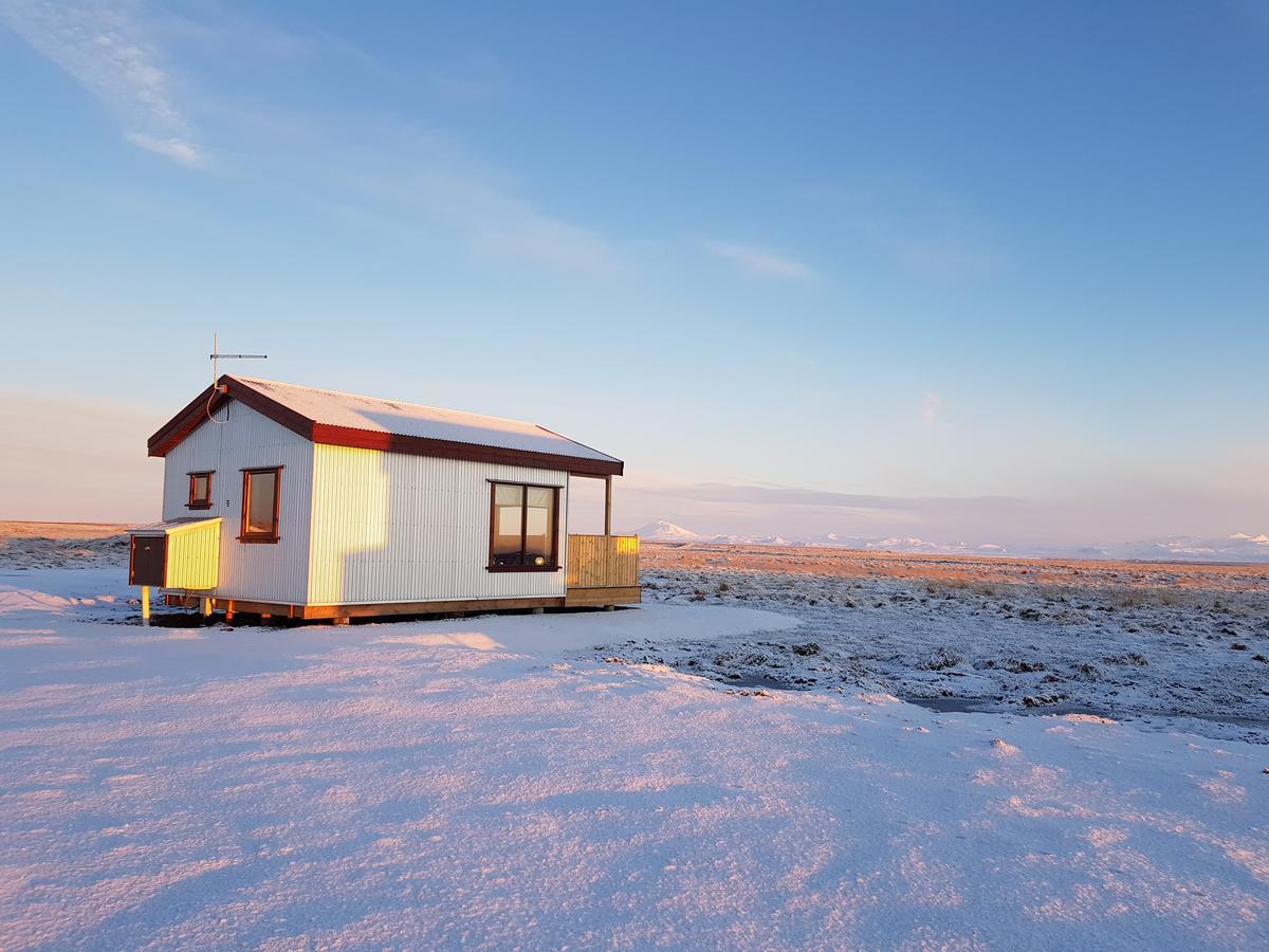 Hekla Cabin 3 Volcano And Glacier View Hella Ngoại thất bức ảnh