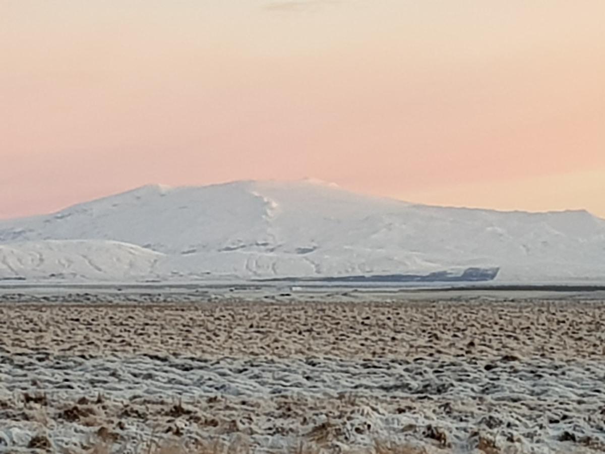 Hekla Cabin 3 Volcano And Glacier View Hella Ngoại thất bức ảnh
